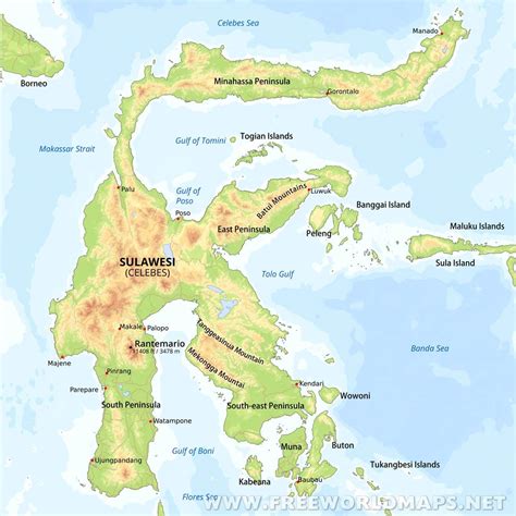 which indonesian island is sulawesi